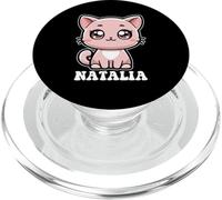 Natalia - Simpatico gatto gattino per ragazze, nome Natalia PopSockets PopGrip per MagSafe