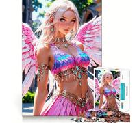 Natalia Splendido puzzle da 1000 pezzi con angelo anime per adolescenti, gioco stimolante, facile e rilassante, taglio preciso, (50x75cm)