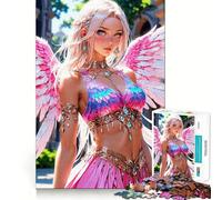 Natalia Splendido puzzle da 1000 pezzi con angelo anime per adulti, ideale per migliorare la memoria e creare momenti di relax, un regalo di alta qualità (38x52cm)