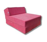 Natalia Spzoo Materasso futon pieghevole lunghezza 160 cm in diversi colori (rosa)