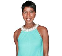 Natalie Cole (Blue Dress) Half Body Buddy Cutout