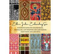 Natalie K Kordl Ethnic Indian Embroidery Sari Scrapbook Paper for Sc (Tascabile)