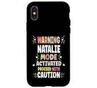 NATALIE Personalized Women's Gift Custom NATALIE Custodia per iPhone X/XS