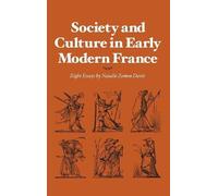 Natalie Zemon Davi Society and Culture in Early Modern Franc (Copertina rigida)