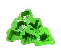 natalizi in silicone, antiaderenti, riutilizzabili, facili da rilasciare, per realizzare cioccolatini, caramelle, sapone fatto a mano, bombe da bagno, fondente, torte, cubetti di