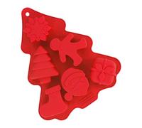 Natalizi in Silicone - Forme con Distacco Facile,Per Sapone Di Natale - per Torta, Sapone, Caramelle, Ghiaccio, Biscotti, Alimenti, Artigianato, Fondant, Festività