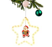 natalizie a forma di stella, impermeabili, a forma di stella | Luci a LED a forma di stella per finestra, decorazione natalizia per porta d'ingresso, interni ed esterni, feste di Natale