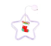 natalizie a forma di stella, impermeabili, a forma di stella | Luci a LED a forma di stella per finestra, decorazione natalizia per porta d'ingresso, interni ed esterni, feste di Natale
