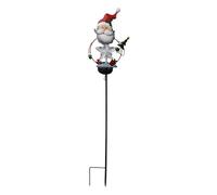 Natalizie Da Esterno - LED Babbo Natale - Di Natale Decorazioni Esterni,Pali Da Giardino Impermeabili Per Cortile Portico Percorsi Feste Vacanze