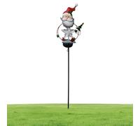 Natalizie Da Esterno - LED Illuminazione Ambientale Impermeabile Giardino | Decorazioni Natalizie Babbo Natale Pupazzo Di Neve - Pali Da Giardino Impermeabili Per Cortile Portico Percorsi Feste Vacanz