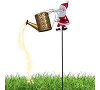 Natalizie,Lampada Da Terra Babbo Natale Per Decorazione Giardino | Babbo Natale A Bolla - Per Prato Giardino Sentiero Passaggio Patio Paesaggio Portico Cortile