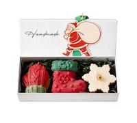 natalizie - Set di decorazioni per aromaterapia in di soia, profumate a lunga durata, fragranza pulita, atmosfera funzione per gli amici, regalo decorativo per la casa