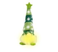 Natalizio Con Illuminazione | Decorazioni Festive A Forma Di Nano Bambola - Centrotavola Natalizio Con Illuminato | Per Ambienti Interni, Feste Durante L'Inverno, Scrivania, Mobile Per TV, Ingresso