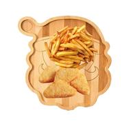 natalizio in legno - Vassoio rustico per servire le vacanze, decorativo per cibo | Vassoio multiuso per cibo di Natale, di frutta per albero di Natale, da portata