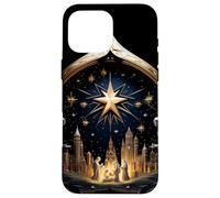Natalizio Nascita di Gesù Presepe Star Christian X-Mas Custodia per iPhone 16 Pro Max