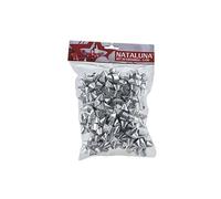 Nataluna COCCARDE 5cm 20pz Argento 6533673, Come da Foto