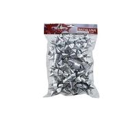 Nataluna COCCARDE 8cm 15pz Argento 6533698, Come da Foto