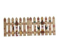 Nataluna STECCATO Legno Natalizio 40x29,5cm, Come da Foto