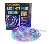 NATALUNA TUBO 240 LED 10MT MULTICOLORE