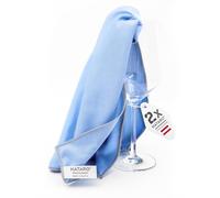 NATARO® 2x Glanzzauber - Made in Austria - Panni in Microfibra per la Pulizia di Bicchieri - panno a specchio per Finestre con Vetri Cristallini - di Vetri e Multiuso