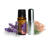Natasha Set aromaterapico con inalatore - Sogni d'oro - fragranza rilassante di lavanda e cedro