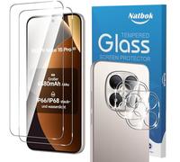 Natbok 2+2 Pezzi 3D Vetro Temperato per Xiaomi Redmi Note 15 Pro 5G Pellicola Prottetiva con Pellicola Fotocamera Anti Graffio Copertura Completa Anti-Impronte Film per Redmi Note 15 Pro