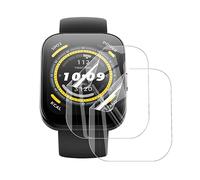 Natbok 2 Pezzi Pellicola Protettiva per Amazfit Bip 5, Anti-Graffi Senza Bolle Alta Definizione Trasparente PMMA Protezione Schermo per Amazfit Bip 5