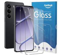 Natbok 2 Pezzi Vetro Temperato per OnePlus Nord CE6 Lite Pellicola Prottetiva,Anti Graffio,Durezza 9H,0,33mm Trasparente,Senza Bolle, Anti-Impronte Film per One Plus Nord CE6 Lite