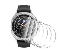 Natbok 5 Pezzi Vetro Temperato per Samsung Galaxy Watch 8/7 CLASSIC 46mm Pellicola Prottetiva, Anti Graffio, Senza Bolle, Anti-Impronte Film per Galaxy Watch 8 CLASSIC, Facile da Installare