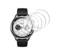 Natbok 5 Pezzi Vetro Temperato per Xiaomi Watch S4 Pellicola Prottetiva,Anti Graffio,Durezza 9H,0,33mm Trasparente,Senza Bolle, Anti-Impronte Film per Mi Watch S4,Facile da Installare