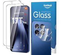 Natbok Vetro Temperato per Xiaomi Mi 17T Pro 5G, 2+2 Pezzi Pellicola Prottetiva con Pellicola Fotocamera Anti Graffio Durezza 9H Senza Bolle Anti-Impronte Film per Xiaomi 17 T Pro