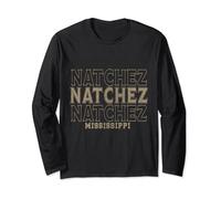Natchez Mississippi vintage Maglia a Manica