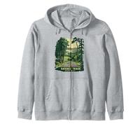 Natchez Trace Parkway Mississippi Foresta Felpa con Cappuccio