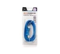 Natec, 1,8 m, USB 3,0, A-USB, Cavo USB A USB Tipo A, Maschio/Femmina, Dritto, Dritta, Colore: Blu