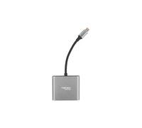 natec Fowler Mini USB 2.0 Type-C Grigio HDMI USB 3.2 Gen 1 (3.1 Gen 1) NMP-1607