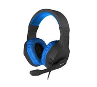 Natec Genesis Argon 200 Kabling Headset Sort BlÃ¥ NEW