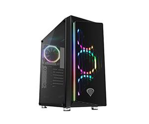 Natec Genesis PC Case IRID 400 ARGB, Midi Tower, USB 3.0