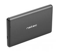 Natec Rhino-C Custodia per disco rigido SATA 2,5" USB C Nero