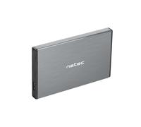 NATEC Rhino GO Box esterno HDD/SSD Grigio 2.5