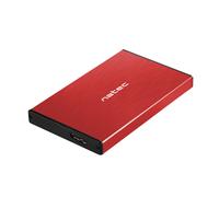 Natec ESTERNAL AGNETTO Rhino Go for 2,5'' SATA, USB 3.0, Red