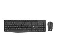 Natec Toetsenbord En Muis Natec Nzb-1989 Zwart Qwerty Qwerty Us