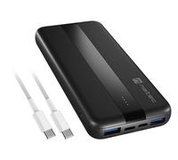 Powerbank NATEC Trevi Slim Q V2 10000 mAh ai polimeri di litio Power Delivery Quick Charge Nero