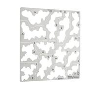 NATEFEMIN 1 Set 5D Foresta Camouflage Stenciling Template Perdite Spray Modello FAI DA TE Strumento Parte Accessorio