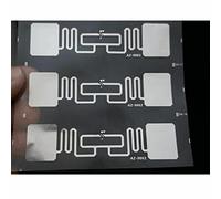NATEFEMIN 10* Long Distance 9662 3''x1'' UHF 6C 915Mhz RFID Wet Inlay Etichetta Etichetta Accessorio