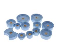 NATEFEMIN 12 Pezzi Guarda Posteriore Pressa Set Più Vicino Vetro Cristallo Montaggio 12 Cravatte Orologiaio Riparazione Strumento Accessori