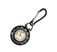 NATEFEMIN Zainetto in lega con clip sul cinturino moschettone al quarzo orologio sportivo orologio da taschino luminoso per escursionisti accessori, bronzo