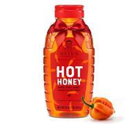 Nate's Hot Honey - Miele puro al 100% infuso con scaglie di peperoncino Habanero, gusto pluripremiato, bottiglia da spremere da 473 ml