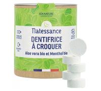 Natessance Dentifricio in Pastiglie Aloe Vera e Mentolo - 80 pz.