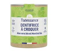 Natessance Dentifricio in Pastiglie Aloe Vera e Mentolo - 80 pz.