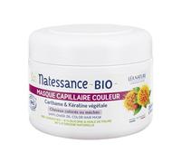 Natessance Maschera per Capelli Colorati con Cartamo e Cheratina - 200 ml